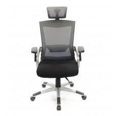 Кресло АКЛАС Прима PL HR ANF Серый (Черный/Серый)